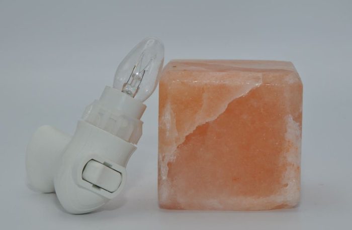 Himalayan Pink Salt Night Light | Hand Carved Wall Lamp | Air Purifying Night light | Plug In Night Light | On & Off Switch | Better Sleep