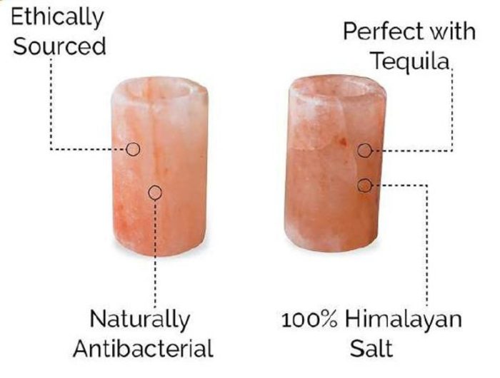 Himalayan Salt Tequila Shot Glasses