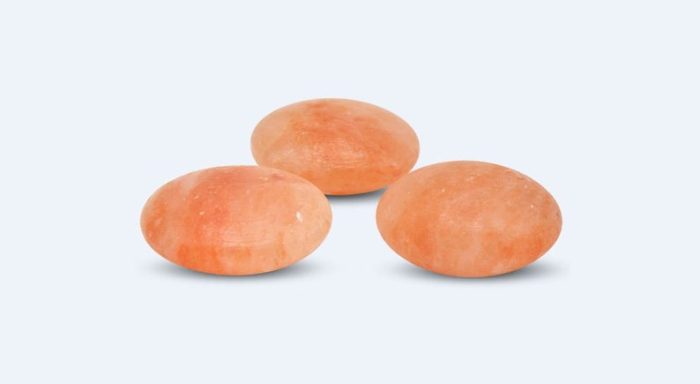 Himalayan Pink Salt Round Disk Massage | Massage Therapy Stone | Natural Healing | Handmade | Stress Reliever | 3x3 inch