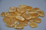 Honey Calcite Smooth Stone & Palm Stone