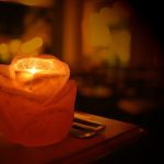 Himalayan Salt Rose Flower Shape Tealight Candle Holder | Authentic | Home Decor | Soothing and Calming Effects | 3.5" Height