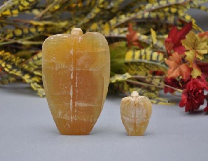 Honey Citrine Angel | Citrine Calcite Angel | Crystal Figurine | Standing Statuette | Handmade | Metaphysical Healing Calcite