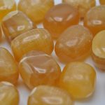 Citrine Calcite Tumbled Stones | Honey Calcite | Polished Gemstones | Healing Crystals & Stones | Meditation | Reiki