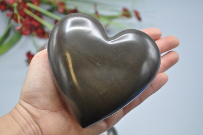 Tiger Iron Heart | Tiger Iron Crystal Heart | Hand Polished | Chakra | Healing Gemstone | Improves Strength & Stamina | Metaphysical | Reiki