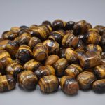 Tiger Eye Tumbled Stone | Tiger Eye Crystal Stone | Gemstone Tumbled | Good Luck Charm Stone | Stone of Protection | Healing Crystal & Stone