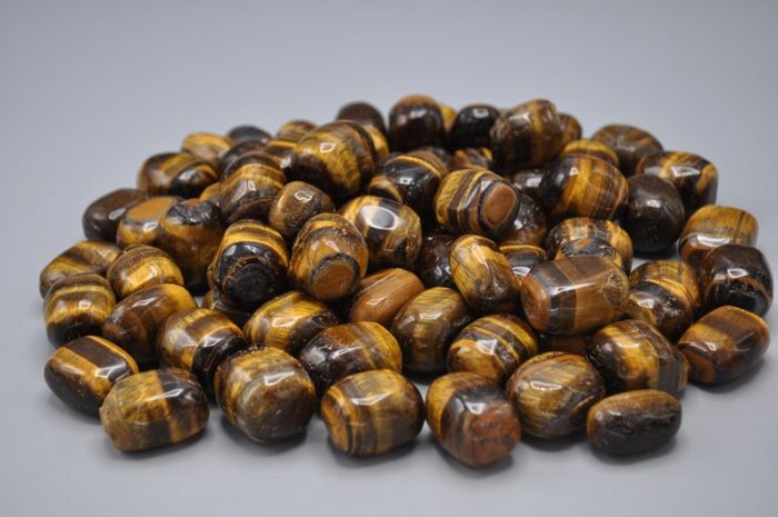 Tiger Eye Tumbled Stone | Tiger Eye Crystal Stone | Gemstone Tumbled | Good Luck Charm Stone | Stone of Protection | Healing Crystal & Stone