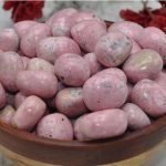 Supreme Quality Rhodonite Tumbled Stones | Rhodonite Tumbled Crystals | Handmade Pocket Stone | Stone of Love | Healing Crystal & Stone