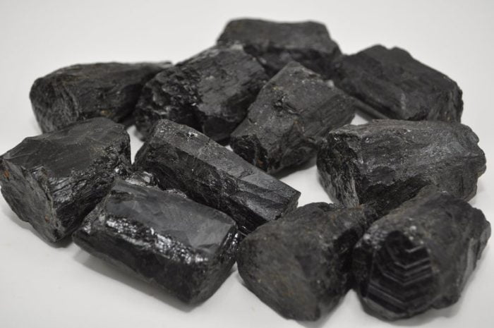 Black Tourmaline Crystal | Raw Tourmaline Stone | Tourmaline Chunks | Reiki | Crystal Grid | Grounding Specimen | Crystal for Protection