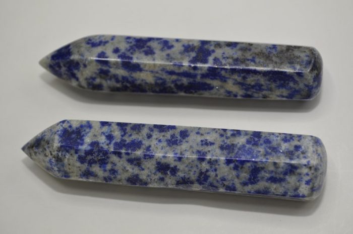 Lapis Lazuli Pencil Wand | Crystal Healing Pointer | Massage Wand | Soothing & Calming Massage | Stress Reliever | Healing Tool | 4 inch