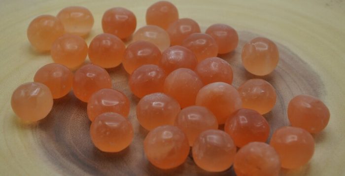 Orange Selenite Tumbled Stones | Tumbled Gemstones | Polished Tumbled Rocks | Healing Tumbled Crystals | Meditation | Reiki | Altar Crystals