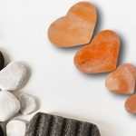 Set of 3 Himalayan Pink Salt Heart Shape Massage Stone | Therapy Stone | Natural Healing | Safe for Skin |  Stress Reliever