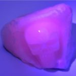 Florescent Rose Pink Mangano Calcite Cave Skull | Crystal Skull | Realistic Details | Handmade Crystal | Healing Fine Art Sculpture