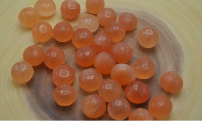 Orange Selenite Tumbled Stones | Tumbled Gemstones | Polished Tumbled Rocks | Healing Tumbled Crystals | Meditation | Reiki | Altar Crystals