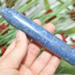 Lapis Lazuli Pencil Massage Wand | Crystal Healing Pointer | Massage Wand | Soothing & Calming | Stress Reliever | Healing Tool | 6 inch