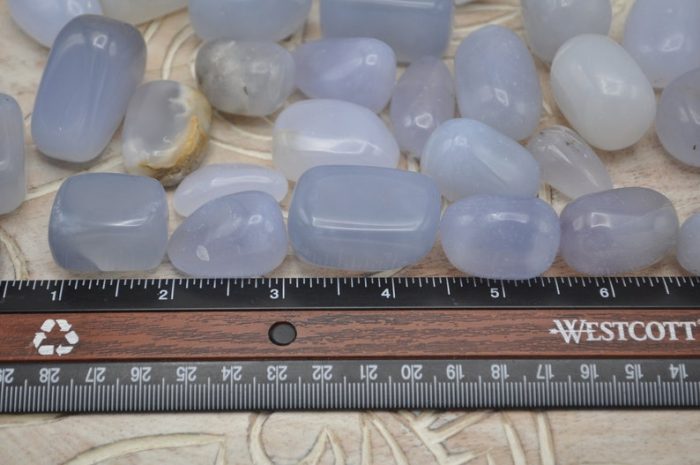 Blue Chalcedony Tumbled Stone