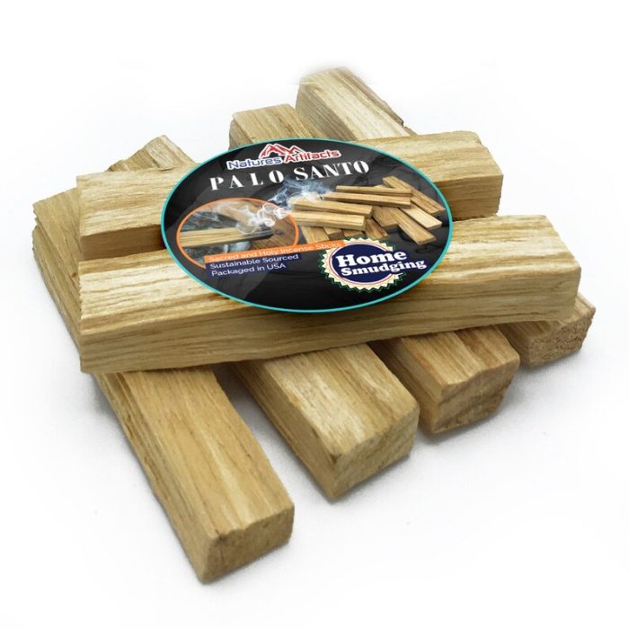 6 - Pack Palo Santo Smudge Incense Sticks, Sustainably Sourced, Premium Quality, Authentic Holy Wood, Cleansing, Meditation, Packaged in USA