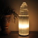 Selenite Tower Skyscraper Lamp