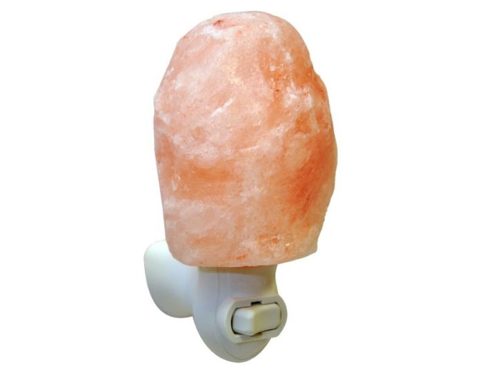 Himalayan Pink Salt Night Light | Wall Lamp | Air Purifying Night light | Plug In Night Light | On & Off Switch | Better Sleep