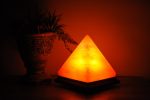 Pink Salt Pyramid Shape Lamp