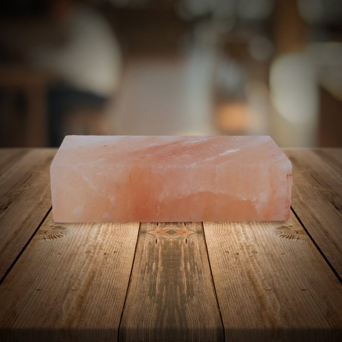 Himalayan Pink Salt Block Cooking Plate | Perfect for Cooking, Grilling & Cutting | Antibacterial and Antimicrobial | 8"x4"x2"