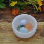 Rose Pink Calcite Bowl | Crystal Cleansing Bowl |  Healing Crystal | Decorative & Serving Bowl | Detergent Safe and Easy to Clean | 3 Inch