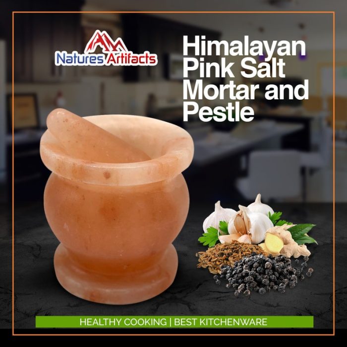 Himalayan Pink Salt Mortar and Pestle