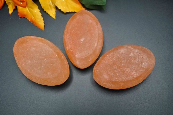 Set of Massage Bar Stones | Himalayan Salt Massage Therapy Stones | Natural Deodorant | Hand Carved | Stress Reliever | Pain Reliever