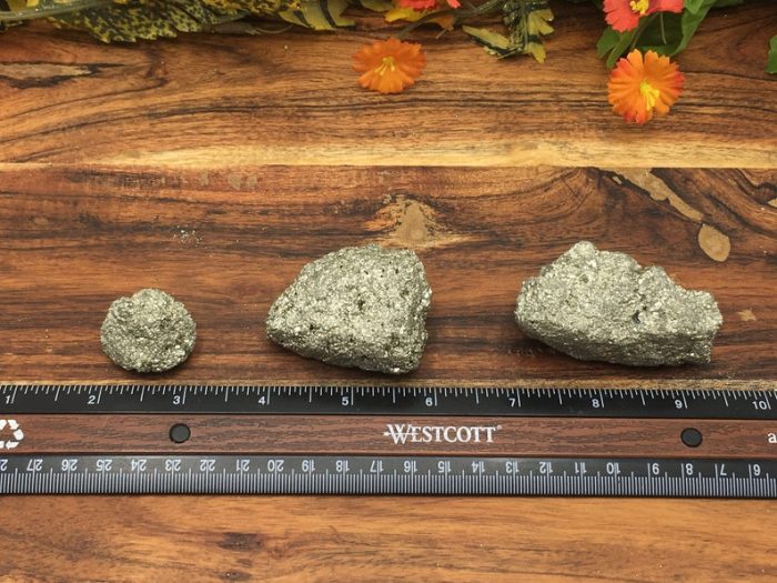 Raw Pyrite Crystal Rocks | Fools Gold | Pyrite Specimen | Healing Crystal Chunks | Pyrite Rough Stone | Mental Stability, Strength & Stamina