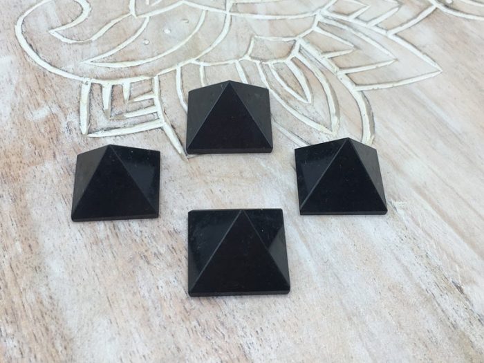 Black Tourmaline Crystal Pyramid | Healing Crystal | Reiki Stone | Black Tourmaline Pointer | Metaphysical | Shrine Decor