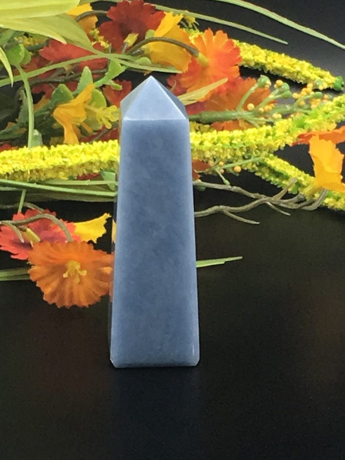 Angelite Obelisk | Angelite Tower | Angelite Pointer | Handmade Obelisk | Healing Crystal | Metaphysical | Home Decor