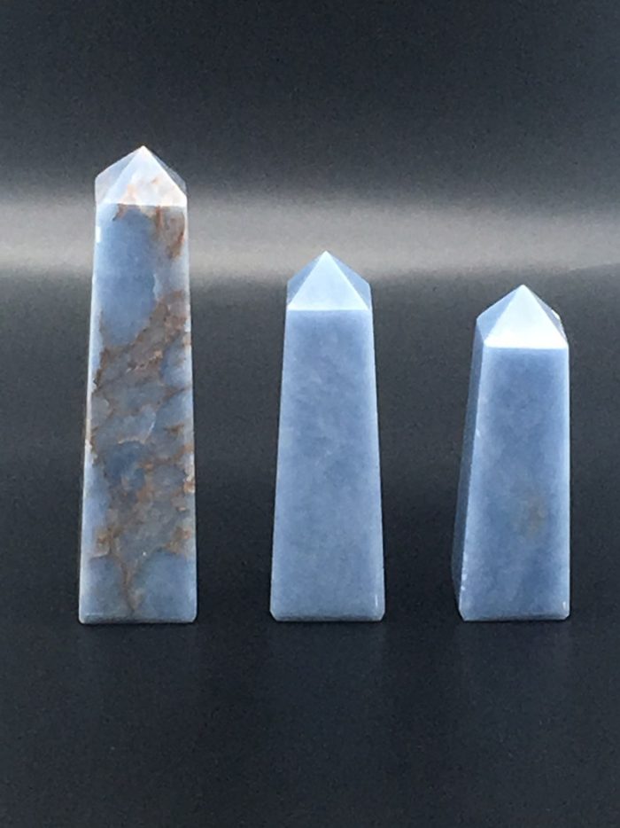 Angelite Obelisk | Angelite Tower | Angelite Pointer | Handmade Obelisk | Healing Crystal | Metaphysical | Home Decor