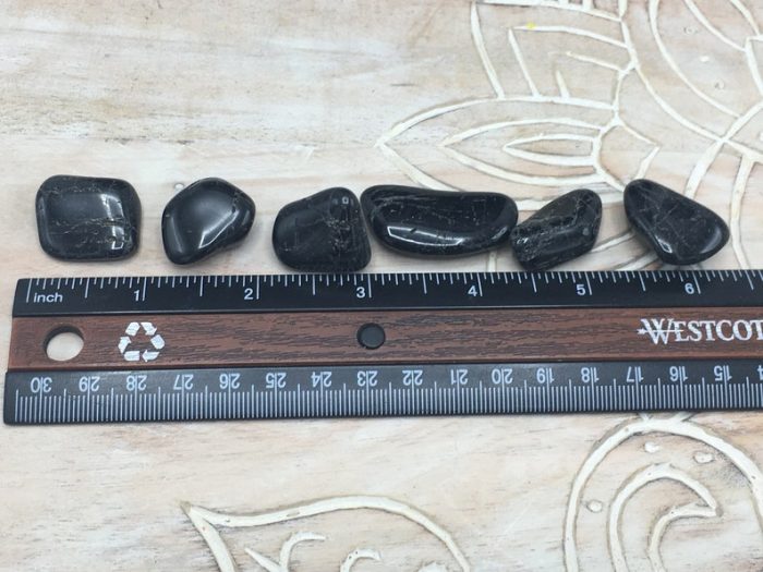 Black Tourmaline Tumbled Stone | Tourmaline Tumbled Crystals | Reiki | Crystal Grid | Crystal for Protection