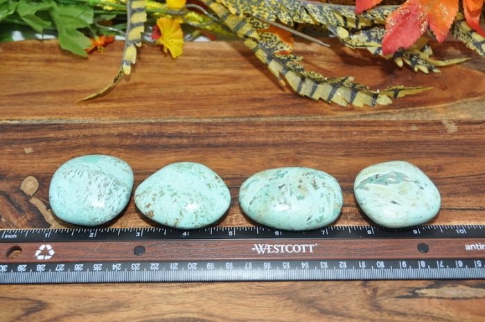 Chrysocolla Palm Stones | Chrysocolla Crystals | Hand Polished Pocket Stone | Chakra Stones | Reiki | Meditation