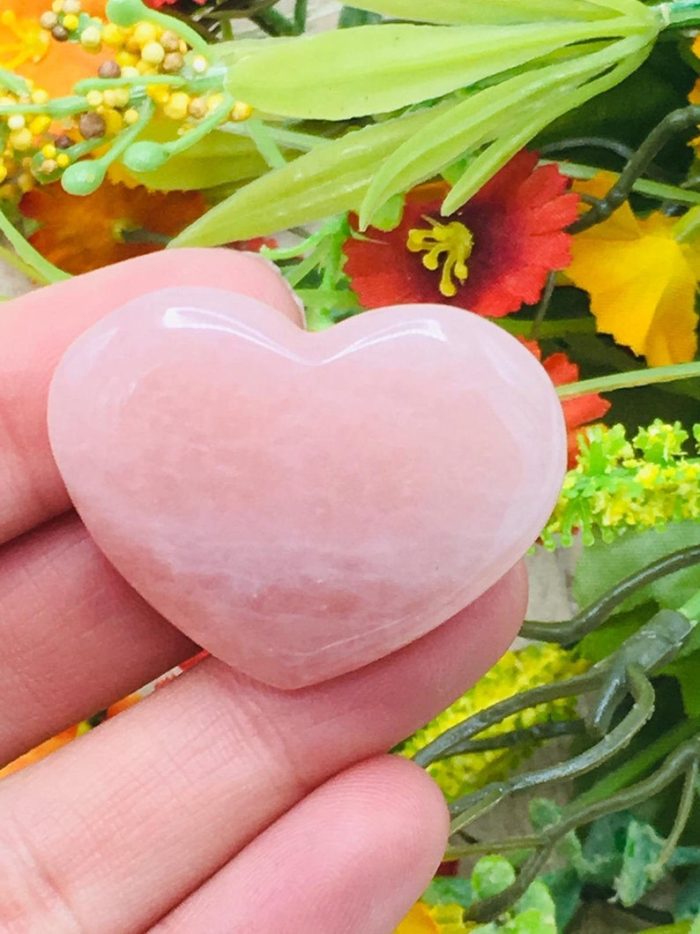 Rose Quartz Heart | Rose Quartz Crystal Heart | Handmade | Heart Chakra | Cleansing & Balance | Metaphysical Crystal | Stone of Love