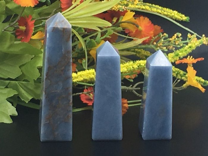 Angelite Obelisk | Angelite Tower | Angelite Pointer | Handmade Obelisk | Healing Crystal | Metaphysical | Home Decor