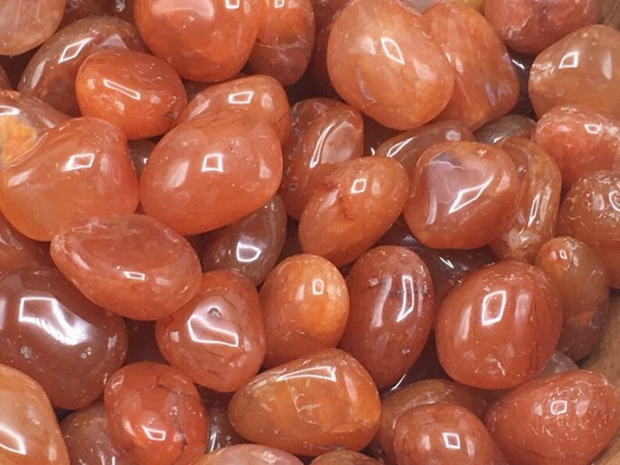 Carnelian Tumbled Stone | Carnelian Pocket Stone | Reiki | Crystal Grid | Crystal for Protection | Chakra Stone | Handmade