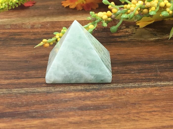 Amazonite Pyramid | Crystal Healing Pyramid | Amazonite Pointer | Soothing & Calming Stone | Heart and Throat Chakras | Handmade