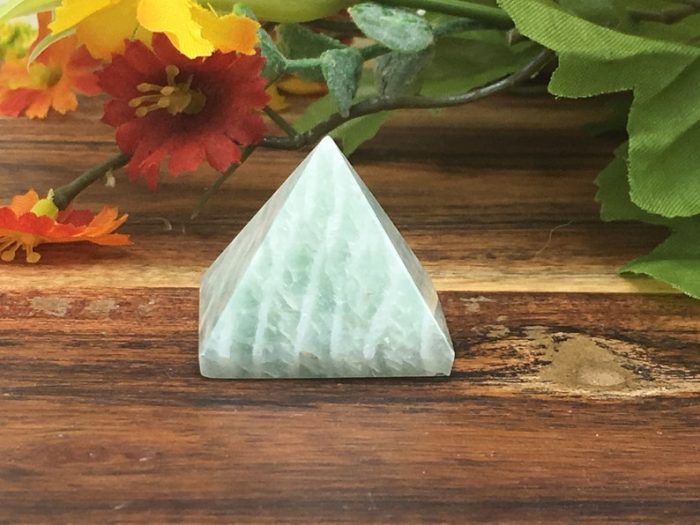 Amazonite Pyramid | Crystal Healing Pyramid | Amazonite Pointer | Soothing & Calming Stone | Heart and Throat Chakras | Handmade