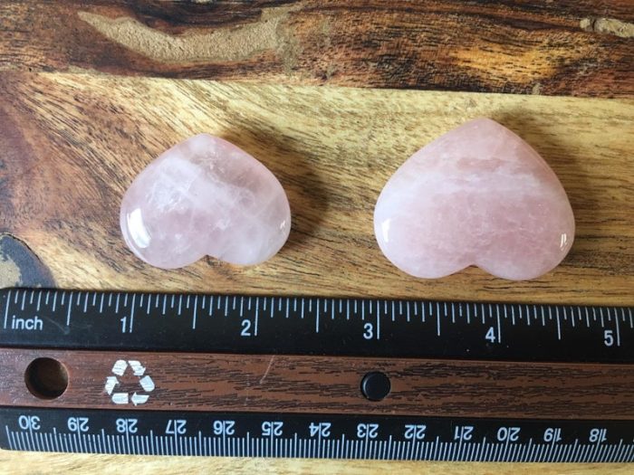 Rose Quartz Heart | Rose Quartz Crystal Heart | Handmade | Heart Chakra | Cleansing & Balance | Metaphysical Crystal | Stone of Love