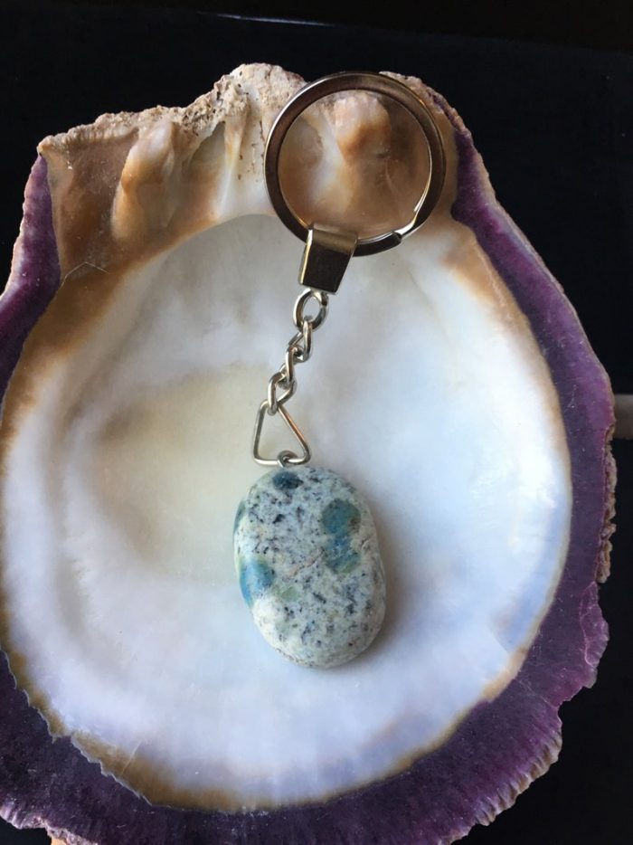 K2 Jasper Tumbled Stone Key chain | Chakra Gemstone Keychain | Crystal Key chain | Gemstone Key Accessories | Handmade