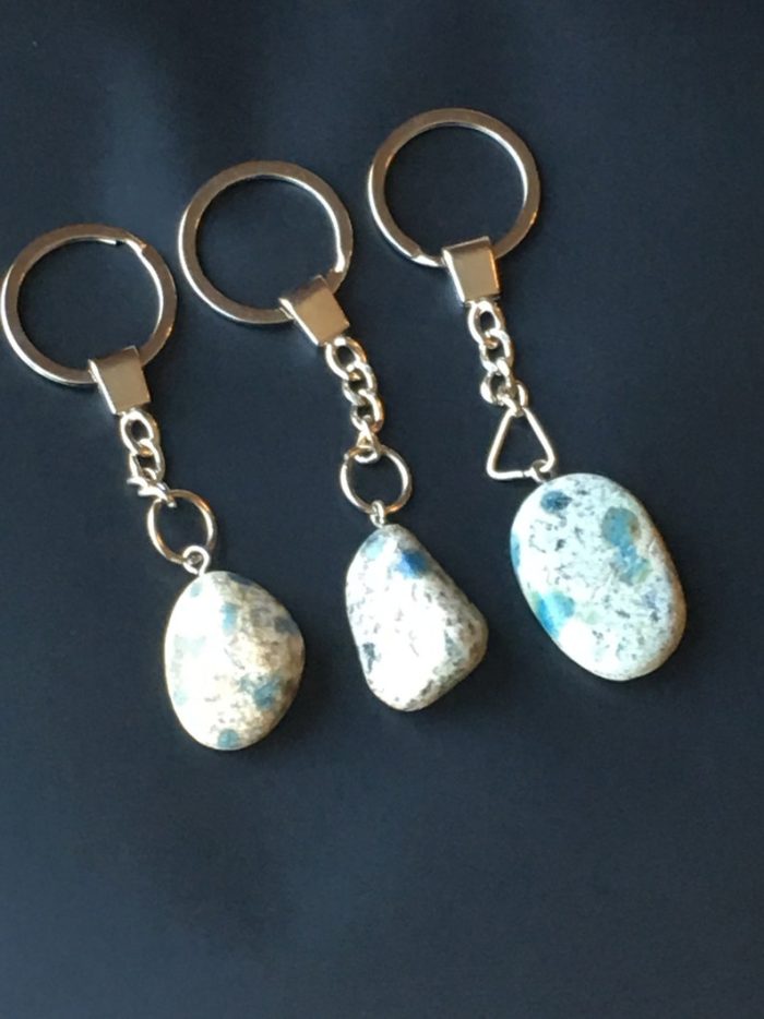 K2 Jasper Tumbled Stone Key chain | Chakra Gemstone Keychain | Crystal Key chain | Gemstone Key Accessories | Handmade