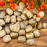 Sea Shore Onyx Tumbled Stone | Onyx Tumbled Rocks Crystal Pocket Stone | Tumbled Gemstone | Healing Tumbled Crystals | Stress Reliever