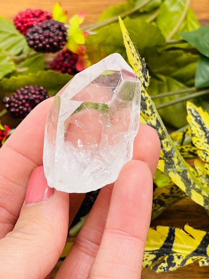 Crystal Quartz Point | Clear Quartz Cluster l Rock Pointer | Cluster Geode | Clear Quartz Crystal Point | Natural Rough Specimen