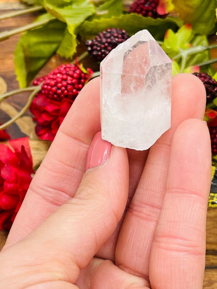 Crystal Quartz Point | Clear Quartz Cluster l Rock Pointer | Cluster Geode | Clear Quartz Crystal Point | Natural Rough Specimen