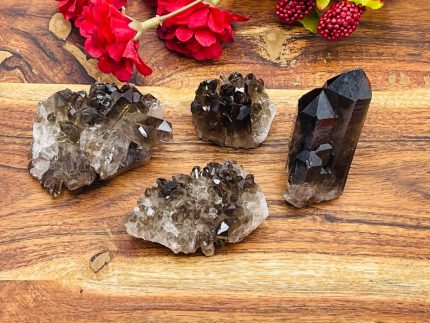 Smoky Quartz Point Rock Cluster