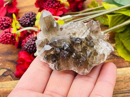 Smoky Quartz Crystal Cluster