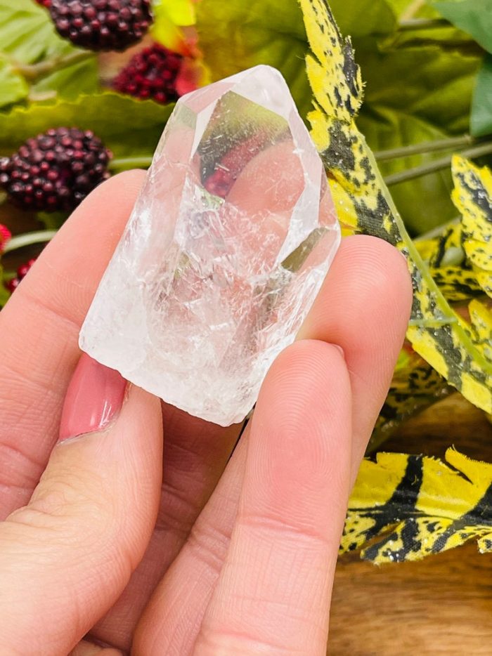 Crystal Quartz Point | Clear Quartz Cluster l Rock Pointer | Cluster Geode | Clear Quartz Crystal Point | Natural Rough Specimen