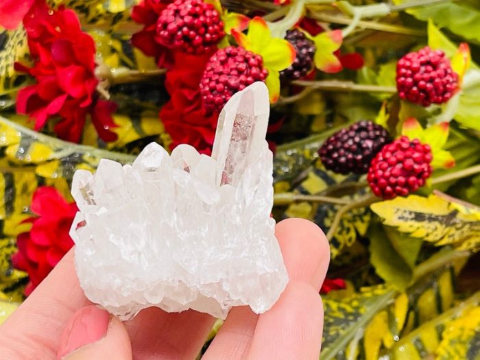 Clear Quartz Crystal Cluster | Clear Quartz Point l Rock Cluster | Cluster Geode | Raw Quartz Point Cluster | Natural Rough Specimen