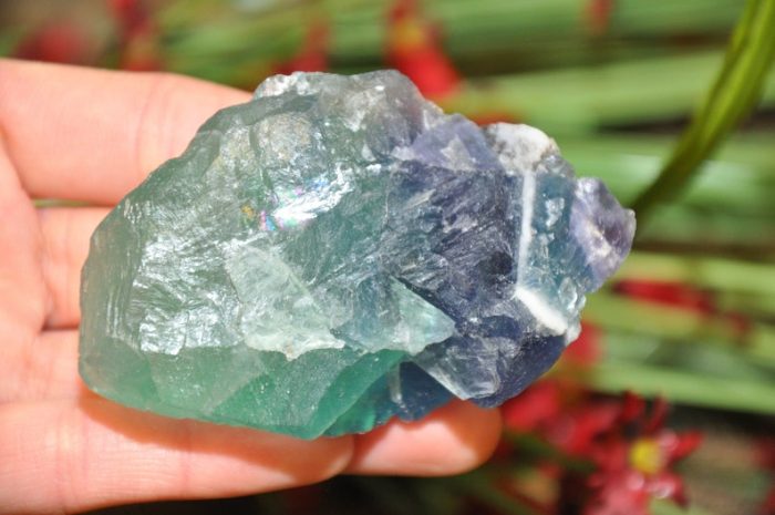 Raw Fluorite Crystal Chunk | Rainbow Fluorite Crystal | Fluorite Gemstone | Fluorite Specimen | Healing Crystal | Meditation | Reiki