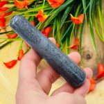 Hematite Massage Wand | Crystal Healing Wand | Soothing & Calming Massage | Spa Massage Wand | Stress Reliever | Healing Tool | Root Chakra